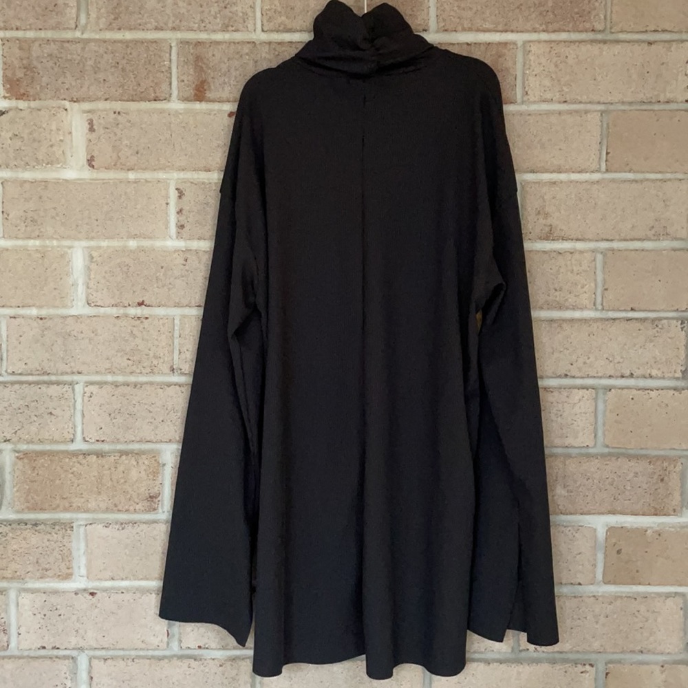 Nasty Gal Black Ribbed Turtleneck Top - Picture 7 of 12